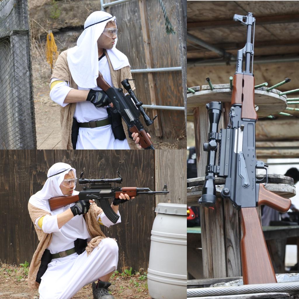 xrfreedspike's tweet image. #恥外法権
AF でのサバゲーお疲れ様でした

トーフ(バイオハザード2)と中東装備で参戦してました