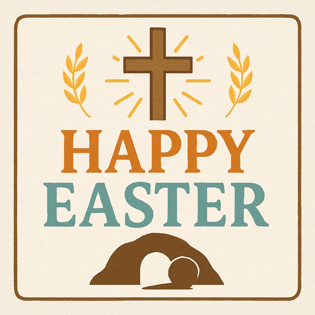 He is Risen! Happy Easter everyone! 
Darwin Easter Service Times:
St. John's Catholic Church - 10:00
All Saints Lutheran Church - 10:30