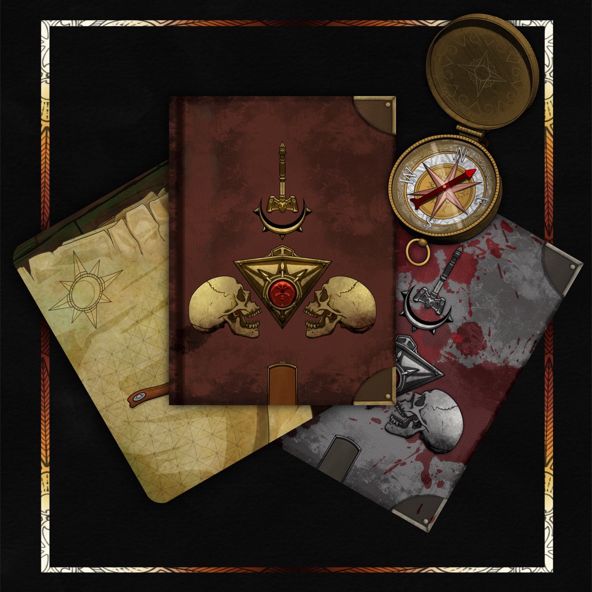 WARIORS_A_RUIN's tweet photo. In the depths of the dungeon, anything can happen.

Each card drawn seals your fate, twisting the game in ways you never saw coming. 

Over 100 unique events await. 

Are you ready to defy destiny?

#boardgame #fantasy #tabletopgames #indiegame https://t.co/MkKGhAVEym