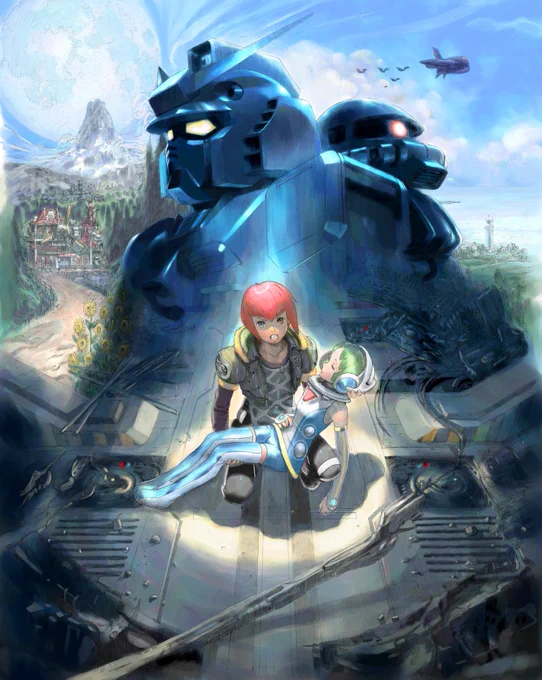 昔描いたガンダムトゥルーオデッセイです 