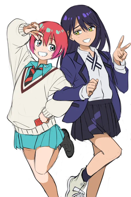 マチュとニャアン#GQuuuuuuX #ジークアクス 