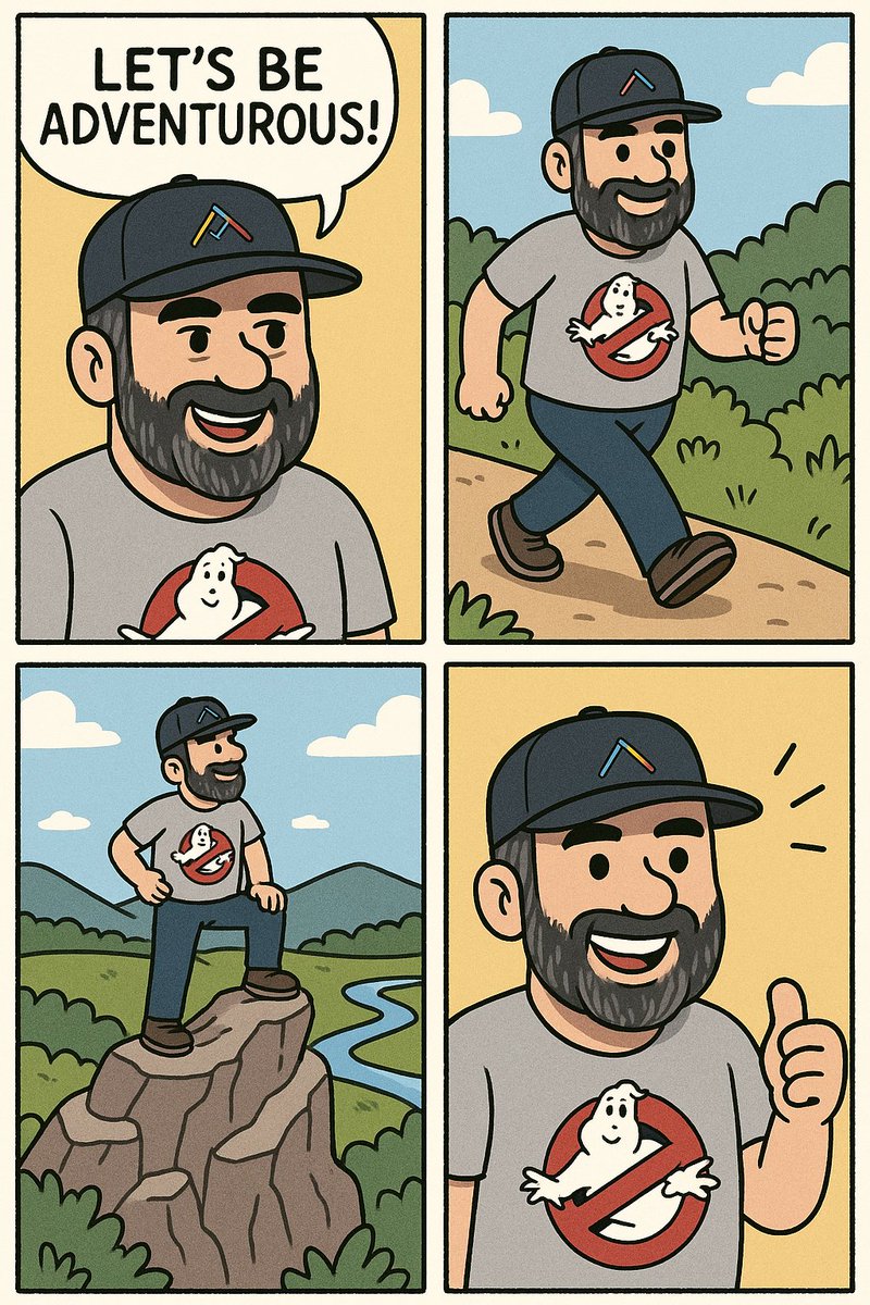 jolly_jackoVF's tweet photo. Life’s too short to stay stuck in one place.
Step outside, explore, and be adventurous!
You never know what you'll discover about the world—or yourself.
#BeAdventurous #AlwaysStayJolly #MindsetMatters #ExploreMore #LiveFully #AdventureAwaits #PositivityInMotion #StayCurious #ComicVibes #JollyJacko