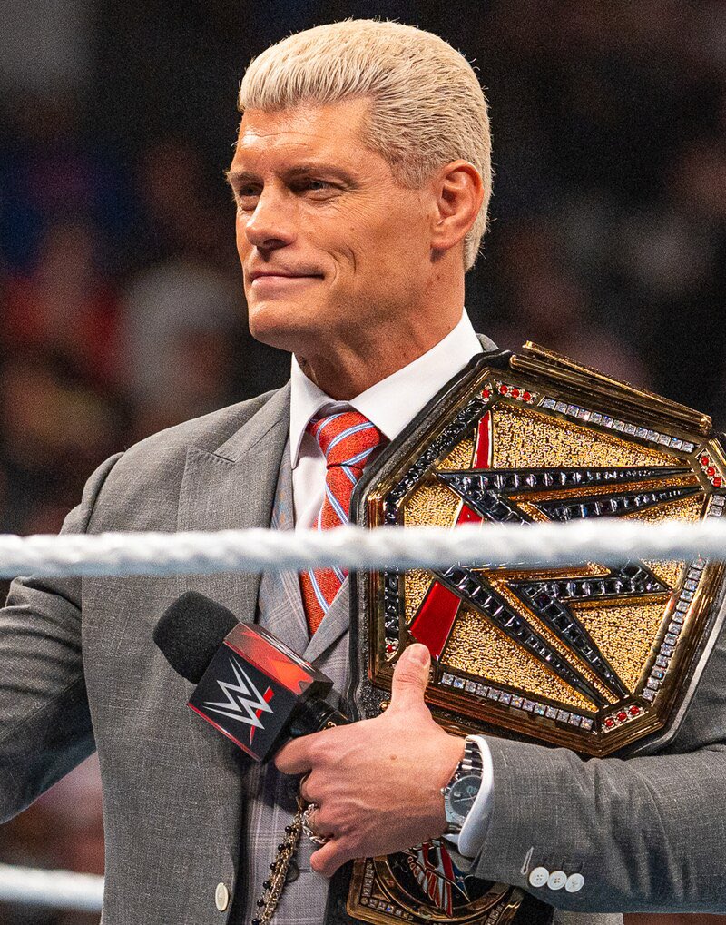 SalGPhilly's tweet photo. I can’t look at Cody Rhodes without seeing Howard the Duck! #WWE #WrestleMania41 https://t.co/8mYgvCtfqg
