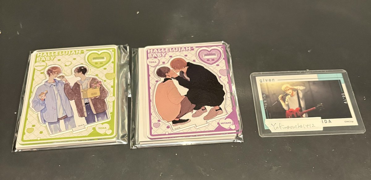 Yukimarucha1412's tweet photo. ✧交換 譲渡✧
ハレルヤベイビー展
トレーディングアクリルスタンド

譲＞画像1枚目

求＞画像2枚目💕＞︎︎👍or定価＋送料

*郵送のみ

*譲渡＞ゆうちょ、PayPay

気軽にお声がけ下さい✧ https://t.co/cQSbk5y2Pb