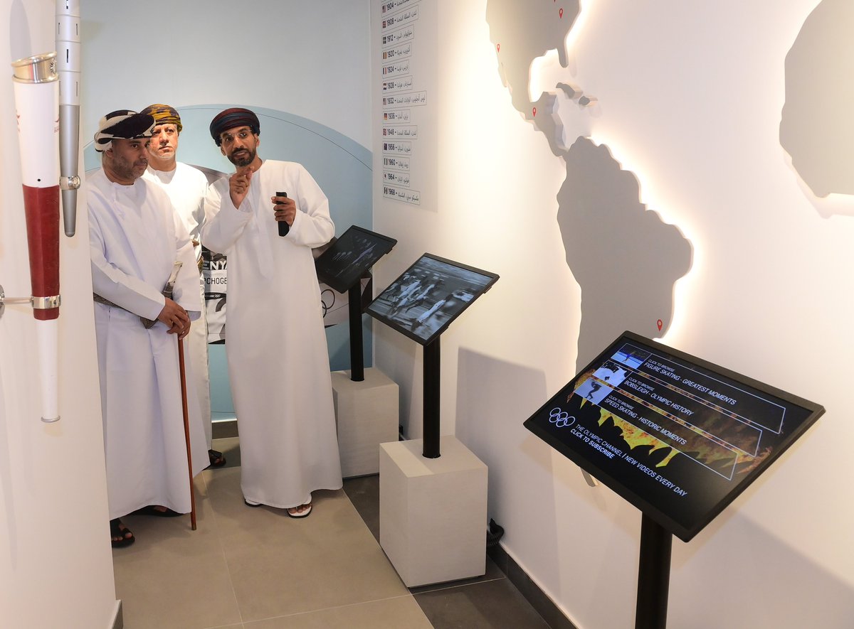 OmanNewsAgency's tweet photo. افتتاح المتحف الأولمبي العُماني بمقر اللجنة الأولمبية بـ #مسقط والذي يشكل منصةً معرفية تحتفي بإنجازات الرياضيين العُمانيين في مختلف البطولات الإقليمية والدولية، ويُسهم في صون الذاكرة الرياضية وتعزيز الهوية الوطنية من خلال استعراض محطات مشرقة من تاريخ الرياضة في #سلطنة_عُمان. 

#العُمانية