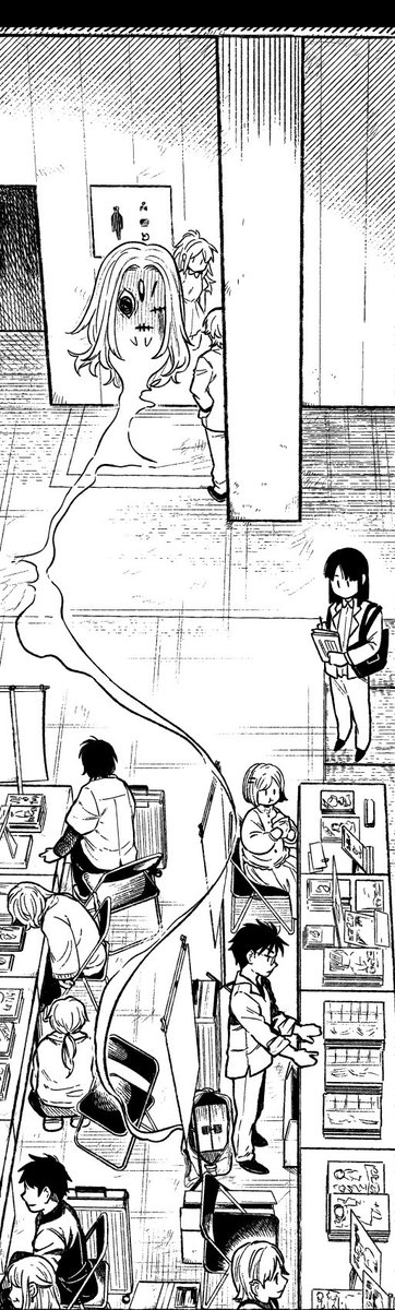 クリックするとぐいーんと縦長コマに! 