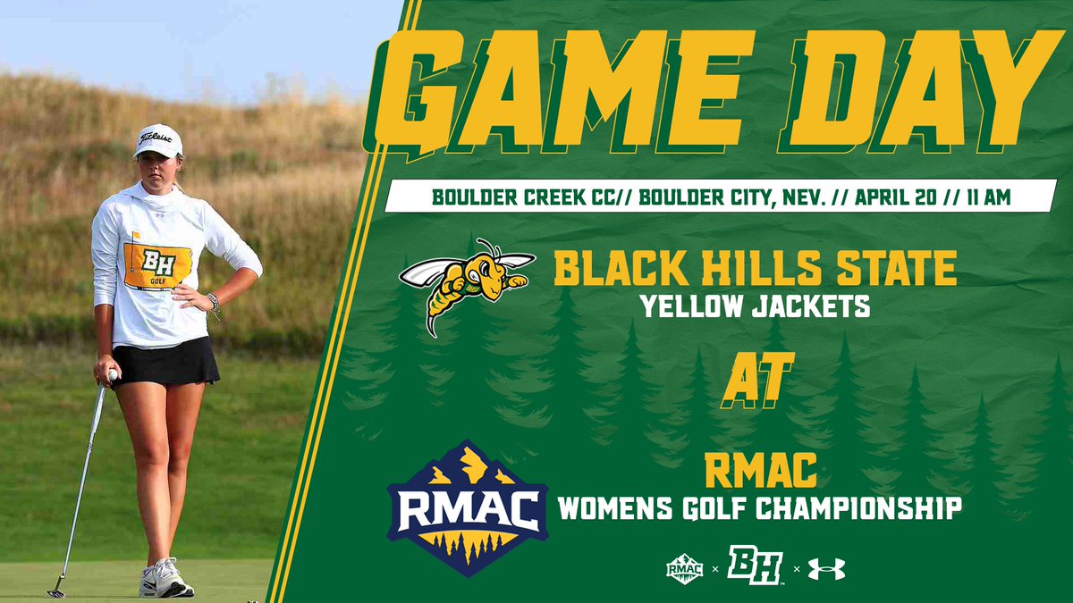 Black Hills State Athletics (@bhsuathletics) on Twitter photo GAME DAY‼️
<a href="/BHSUGolf/">Black Hills State Women's Golf</a> at the RMAC Championships
📅: 4-20-2025
⏰: 11 AM (Tee Time Start)
📰: bhsuathletics.com/news/2025/4/20…
📊: scoreboard.clippd.com/tournaments/23…
📍: Boulder City, Nev. (Boulder Creek CC) GAME DAY‼️
<a href="/BHSUGolf/">Black Hills State Women's Golf</a> at the RMAC Championships
📅: 4-20-2025
⏰: 11 AM (Tee Time Start)
📰: bhsuathletics.com/news/2025/4/20…
📊: scoreboard.clippd.com/tournaments/23…
📍: Boulder City, Nev. (Boulder Creek CC)