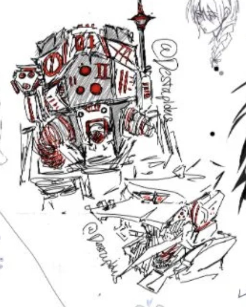 destewpidiss's tweet photo. Just some more recent works 
#art #artist #smallartist #digitalart #digitaldrawing #lineart #drawing #drawings #sketches #mechs #mechart #Mecha #Robots https://t.co/HVaEyCxhJN