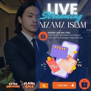 AXseven07's tweet photo. Shopee Live: HOORAY🤩🤩 VOUCHER LIVE ANDA DISINI. Watch Nizamz Islam's live now: https://t.co/XDYweyYv55 https://t.co/xhI8YTyRyD