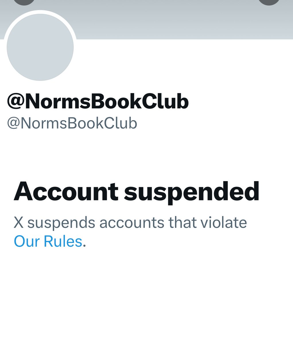 alicehattan's tweet photo. how on earth and why did Elon Musk suspend Norm Macdonald's book club ?  what did he violate ? even though he died, i had still been able to re-read all of the wonderful comments ... https://t.co/OY5D9VW5vK