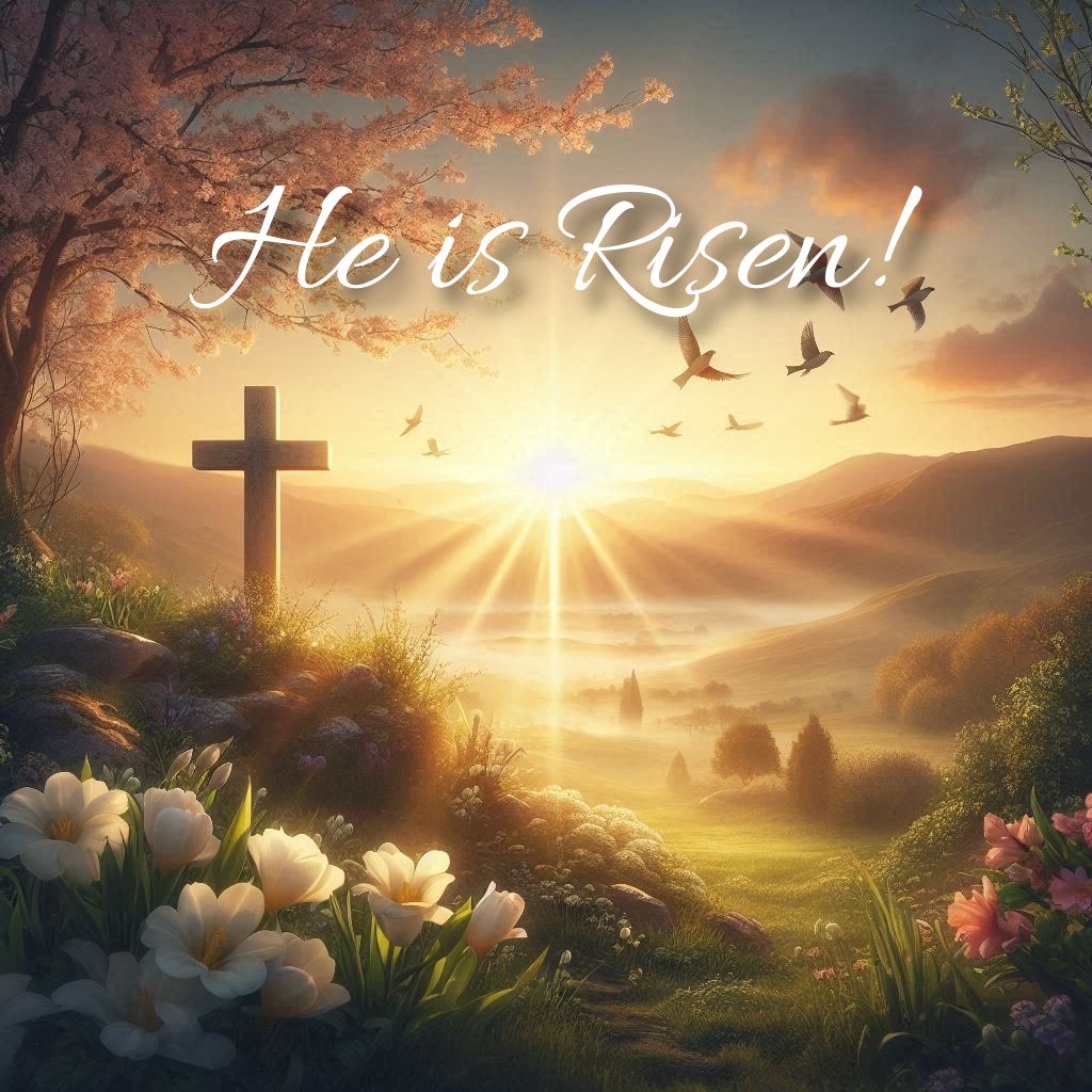 uptimechurch's tweet photo. ✝️He is Risen! Hallelujah!✝️
Today we rejoice in the victory of life, love, and hope. The resurrection of Jesus Christ is a powerful reminder that light triumphs over darkness! 

#HeIsRisen #EasterCelebration #FaithHopeLove  
#resurrection #resurrectionsunday #Jesus #faith https://t.co/yBookiW4UU