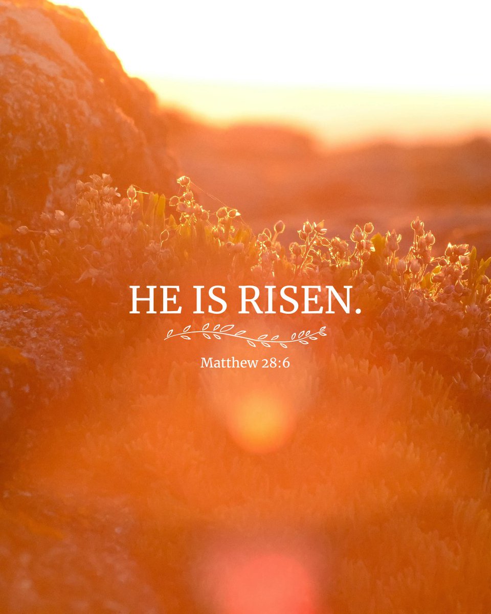 This Easter Sunday, we rejoice in Jesus' resurrection—a victory declaring that not even death could stop Him or contain His great love for us. May you be blessed and filled with the eternal hope found only in our Savior. 🧡