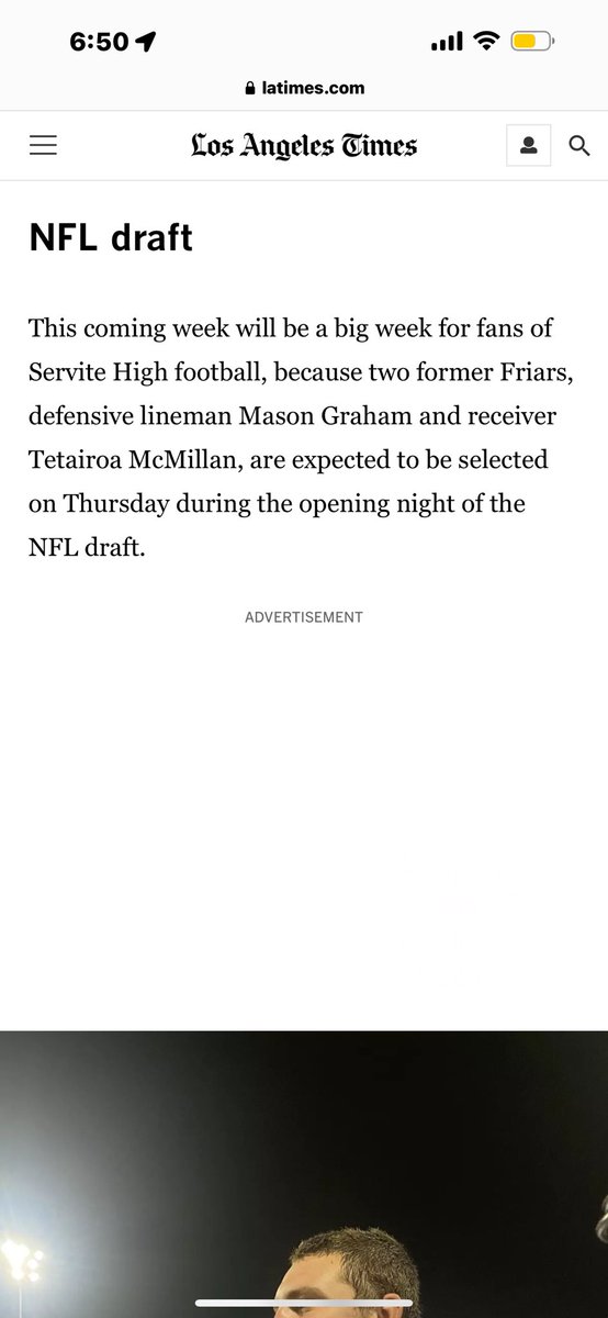 latsondheimer's tweet photo. Also a report on why Mason Graham and Tetairoa McMillan are so good. https://t.co/57PgYxAea6