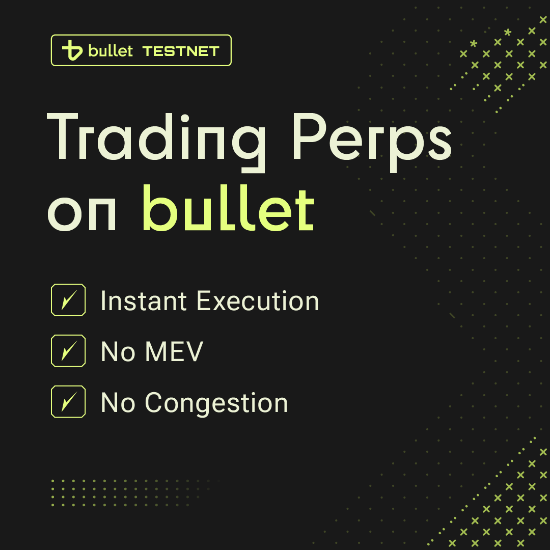 Big_great05's tweet photo. Try @bulletxyz Testnet and discover instant trade execution & congestion-free DeFi on Solana! Share your feedback and join the revolution! #BulletTestnet #DeFi https://t.co/wI838WOc6M