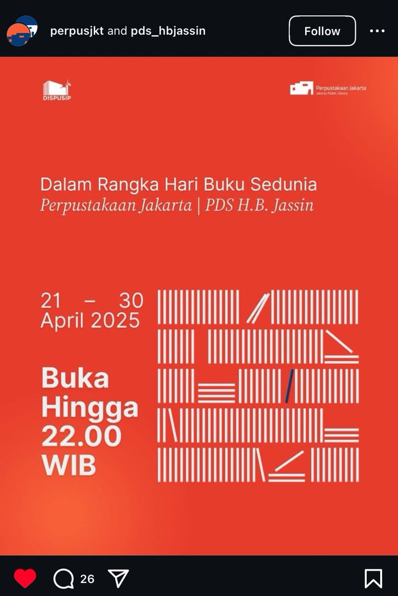 PERPUS CIKINI BUKA SAMPAI JAM 10 DALAM RANGKA HARI BUKU SEDUNIA. 10 HARI BUKA SAMPAI JAM 10???!!!!!