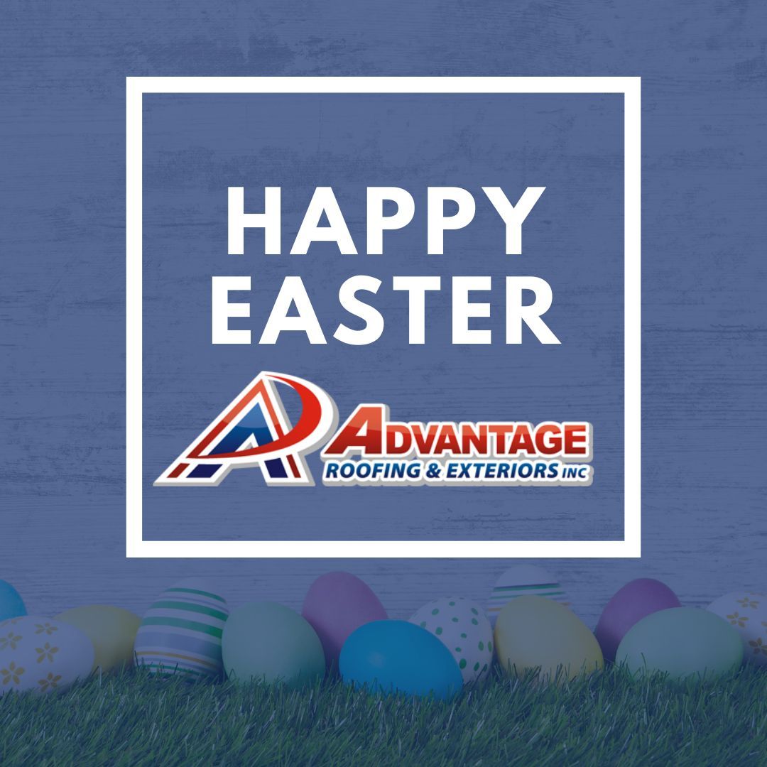 AdvantageRoof's tweet photo. Happy Easter from all of us at Advantage Roofing and Exteriors!🐰🏡

Thank you for trusting us with your homes and your families — it means the world! 💛
---
 #AdvantageRoofingandExteriors #ExteriorHomeImprovement #HomeImprovement #getTHEadvantage #happyeaster https://t.co/ViYZHXFj6f