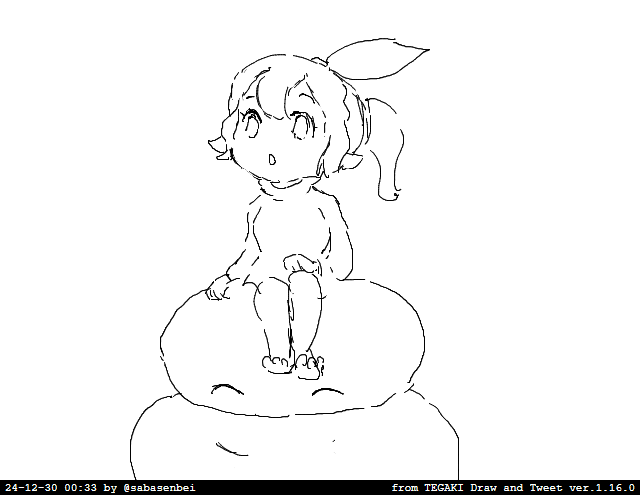 @dothiko Tegakiで描くと、何故か自由に描けるんですよね😊
①そこで、Tegakiで線画をラクガキしておいて
②気に入ったものを線画抽出して、さくっと着色(もしくはトーン貼り)すれば、コンテンツの出来上がりです😃 