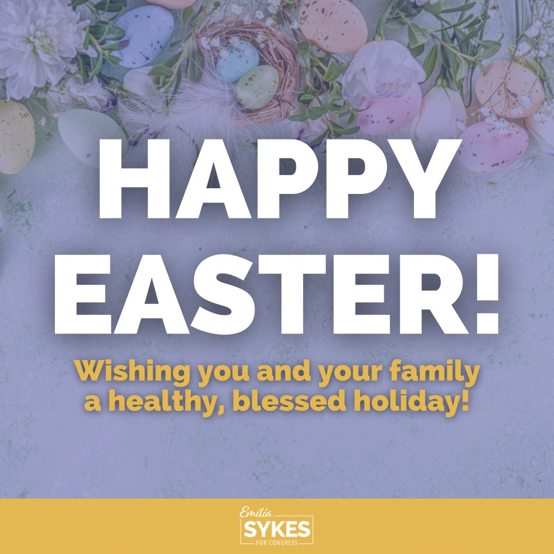 Happy Easter, #OH13! Wishing you and your family a blessed holiday. 🐣💐