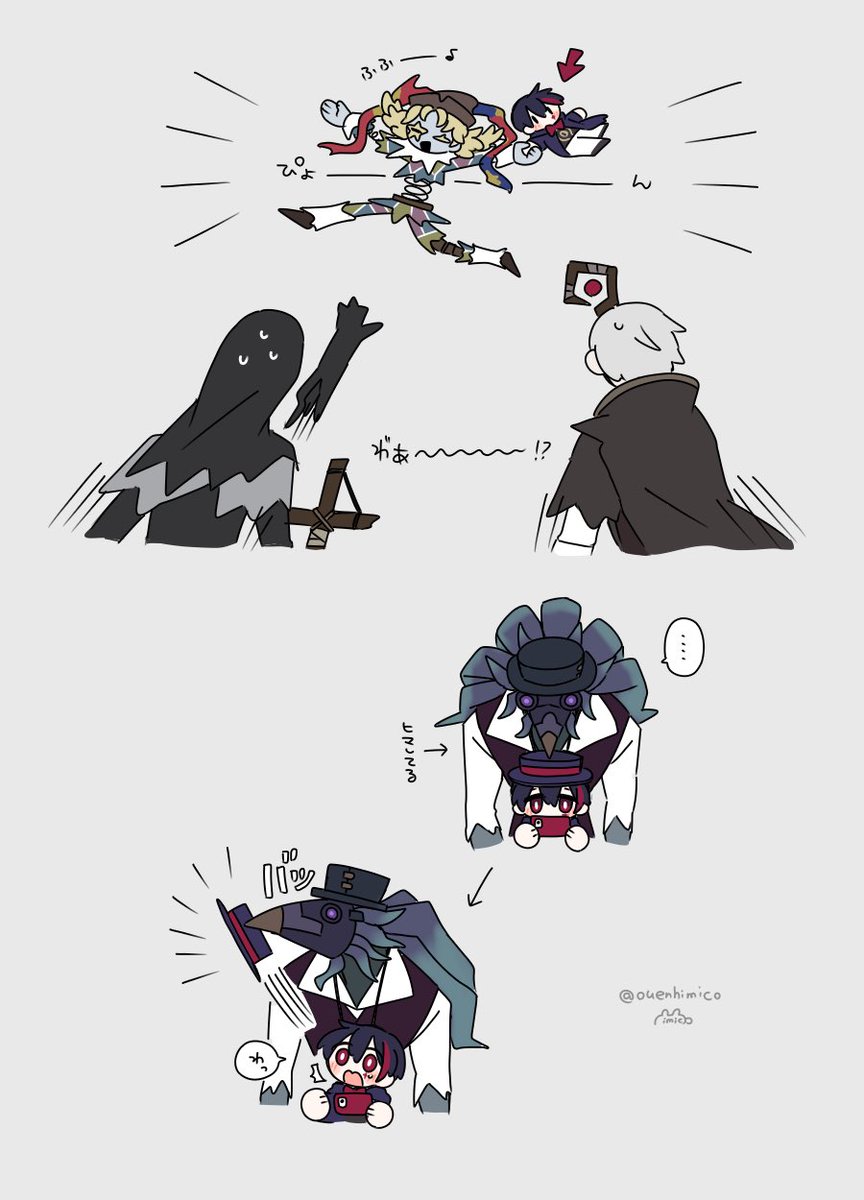 ouenhimico's tweet photo. ハンターキャラとのやり取り妄想1000%シリーズ https://t.co/Y9XGXlUIl9
