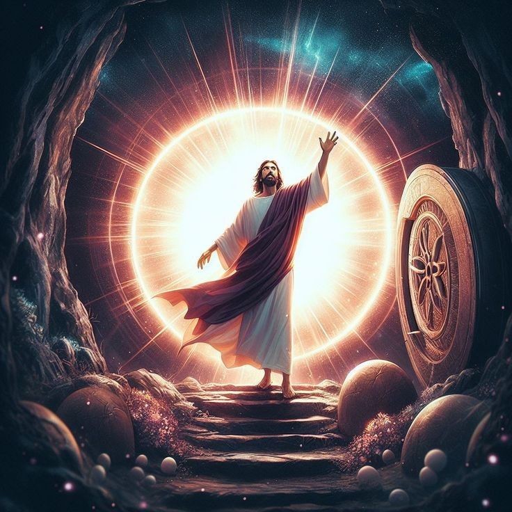 AlejandroExy's tweet photo. ...Y AL TERCER DÍA, JESÚS RESUCITÓ VENCIENDO A LA MUERTE COMO UN REY VICTORIOSO! https://t.co/tb42G7Xlug