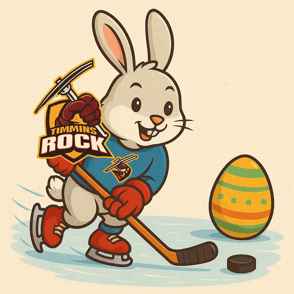 Happy Easter from the Timmins Rock!

Wishing all our amazing fans, sponsors, and families a joyful and peaceful Easter filled with love, laughter, and plenty of chocolate eggs!

Thank you for your continued support — we’re proud to have the best community behind us.

#HappyEaster