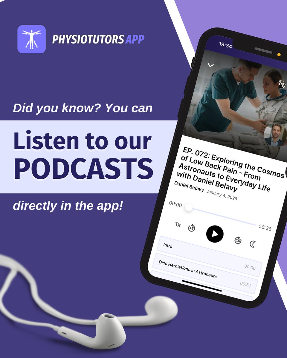 🎧 Now you can listen to the Physiotutors Podcast directly in the app, while you commute, train, or chill.⁠
⁠
🔗 app.physiotutors.com
⁠
#physiotutors #physiotherapy #physicaltherapy #rehab #evidencebased #physiostudent #clinicalpractice #learnonthego #cpd #physio #dpt