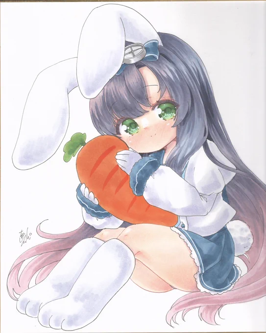 うさぎ松輪 #Easter2025  #イースターの日  #イースター  #ハッピーイースター  #Easter  #1日1絵ちま 絶対うさぎ似合うと思って 