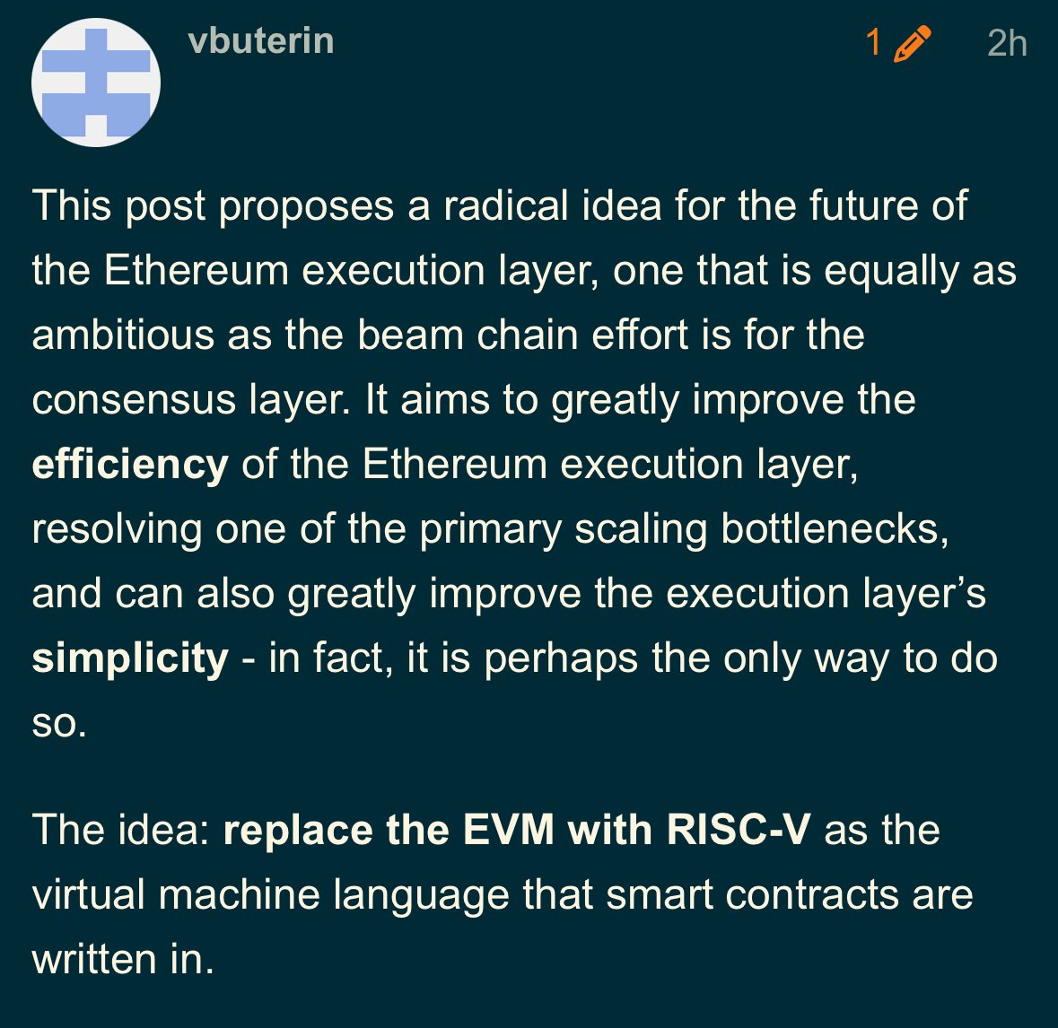 RISC it ++ tweet media