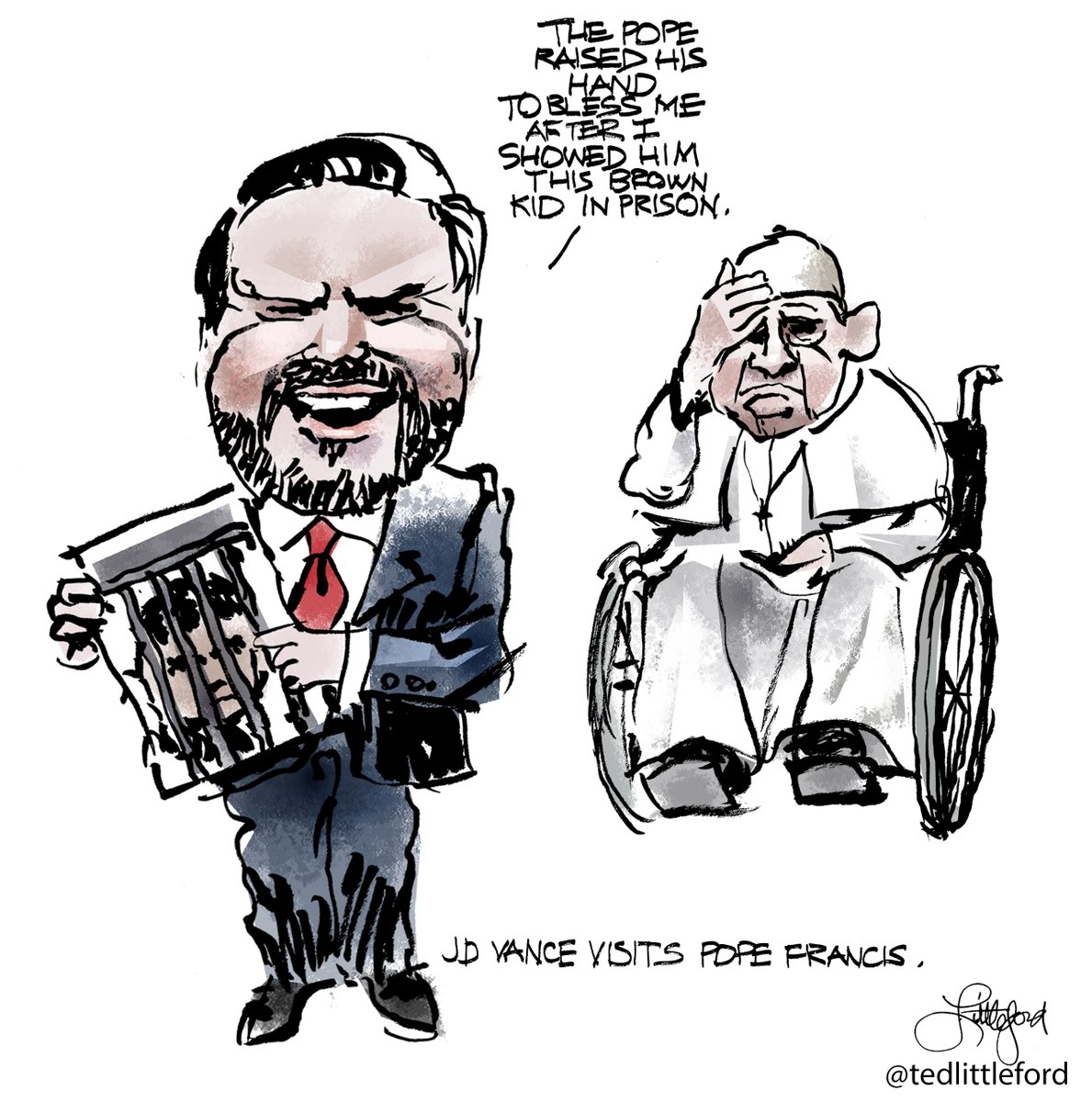 #PopeFrancis #jdvance #DeportationImprisonment