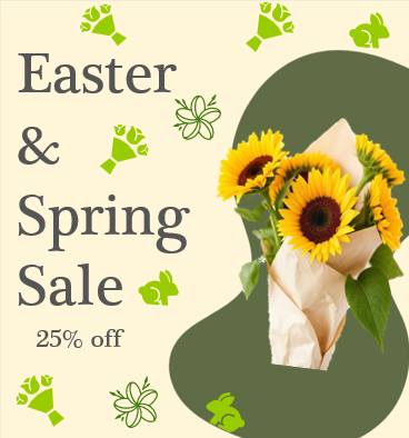 Beauteous_Bloom's tweet photo. Spring is blooming! 🌸 New eco-friendly bouquets just arrived — grab yours now with 25% OFF! 🌿💐 🐣💐 #Sustainability #Easter2025 #HappyEaster https://t.co/ZG9WDfJQce