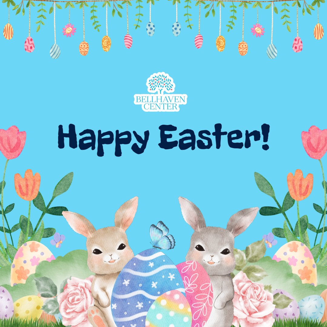 bellhavencenter's tweet photo. Wishing everyone a joyful and blessed Easter! 🐣🌸💐 May your day be filled with love, laughter, and sweet moments with family and friends. #HappyEaster #EasterJoy #SpringCelebration #EasterBlessings #FamilyTraditions https://t.co/kForCjMO9q