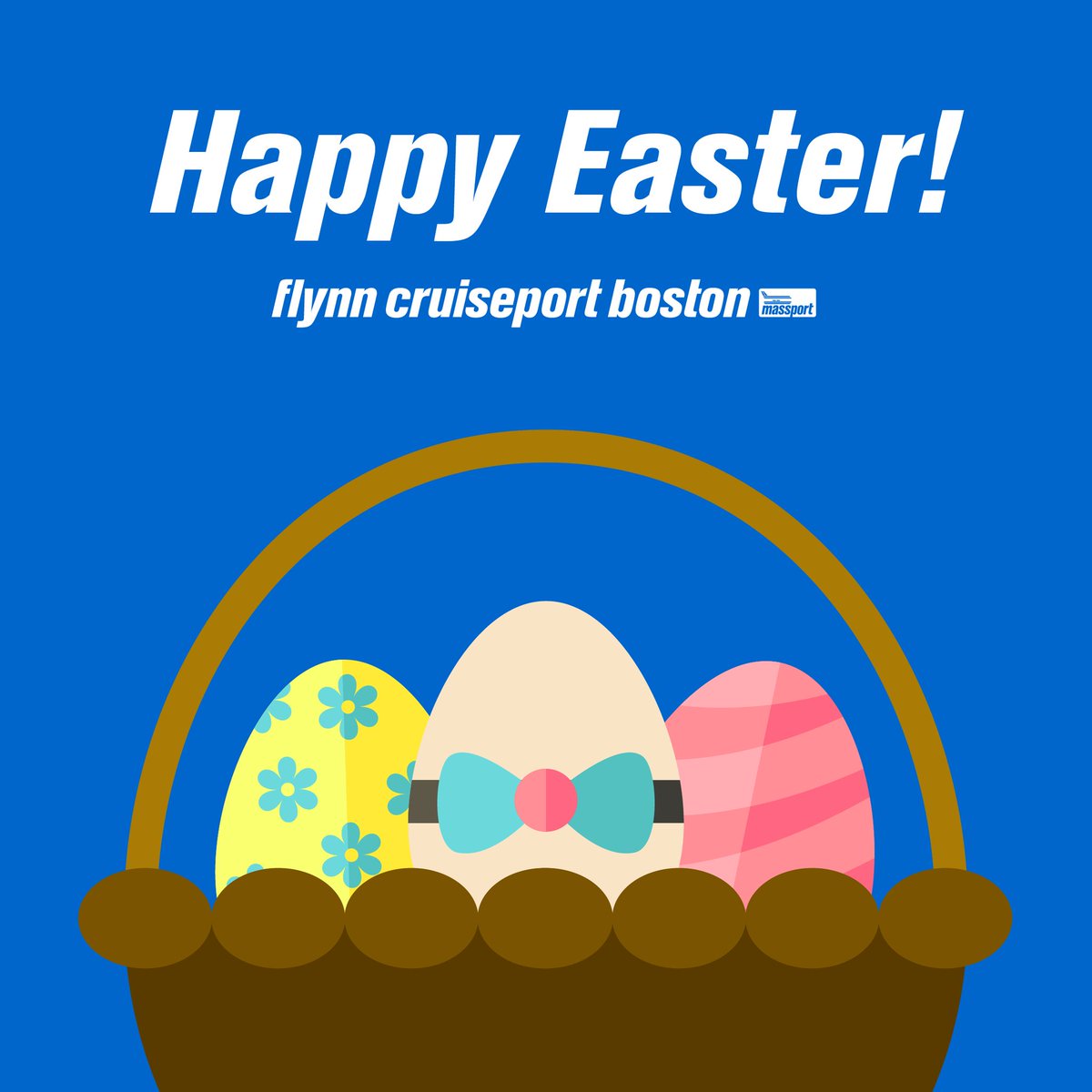 Happy Easter from Flynn Cruiseport Boston 🐰 🌷