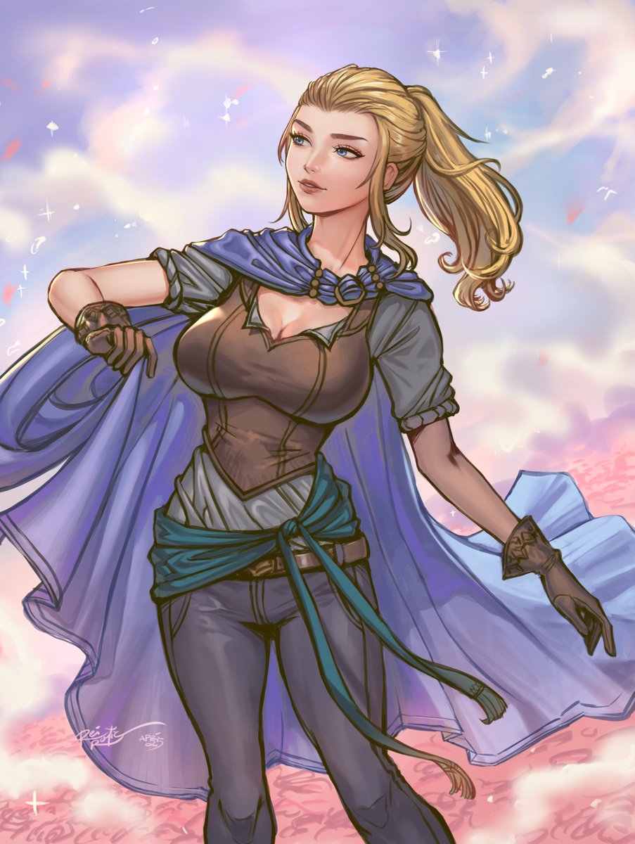 reirotic's tweet photo. "Dancing is really not one of my strong suits..."
Fanart of Odette from Octopath Traveler / COTC / OT1 https://t.co/bIlZOR43AL