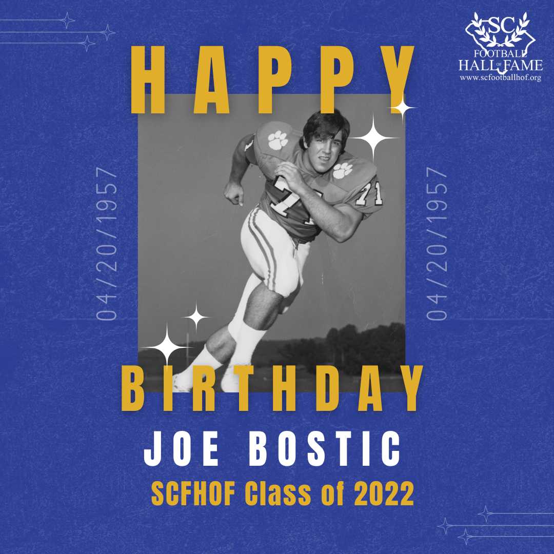 Happy birthday to Class of 2022 inductee, Joe Bostic!

#SCFHOF22
