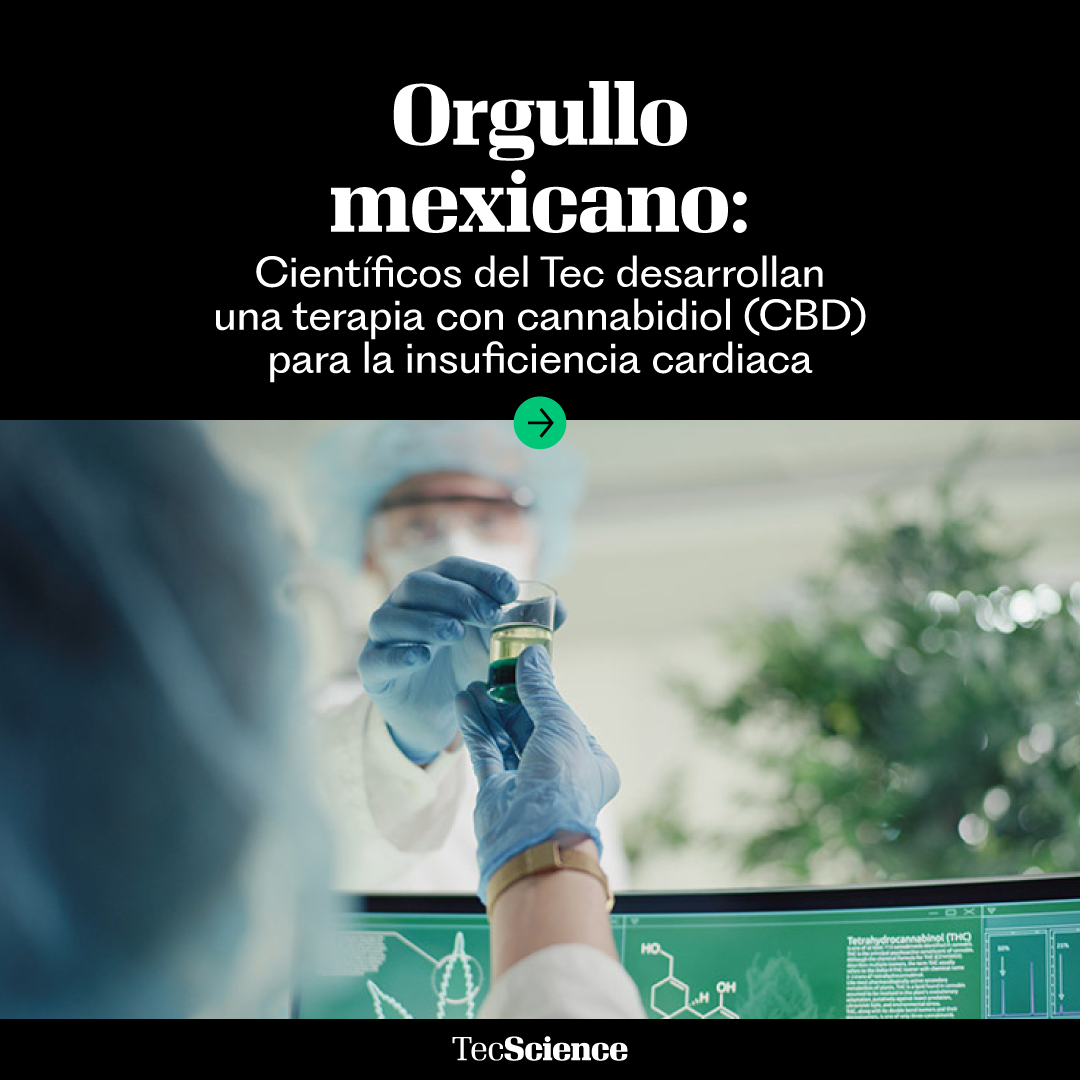 TecScience_'s tweet photo. En el #DíaMundialdelaMarihuana hablemos de un desarrollo 100% mexicano que cambiará la vida de millones de pacientes y representa un hito para la industria farmacéutica nacional: una terapia con #CBD para la insuficiencia cardiaca. https://t.co/a92zMj9ptA https://t.co/fTmffsmdX4
