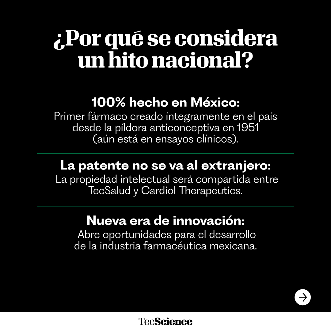 TecScience_'s tweet photo. En el #DíaMundialdelaMarihuana hablemos de un desarrollo 100% mexicano que cambiará la vida de millones de pacientes y representa un hito para la industria farmacéutica nacional: una terapia con #CBD para la insuficiencia cardiaca. https://t.co/a92zMj9ptA https://t.co/fTmffsmdX4