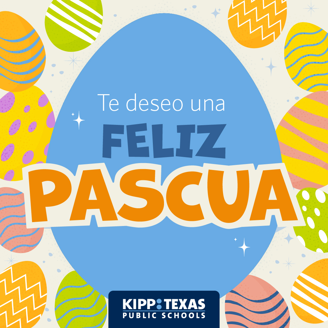 Happy Easter from KIPP Texas! 🐰💐
Wishing our KIPPsters, families &amp; team a joyful day filled with love, renewal, and sweet moments. Here’s to fresh energy, bright beginnings &amp; continued growth! 💙✨