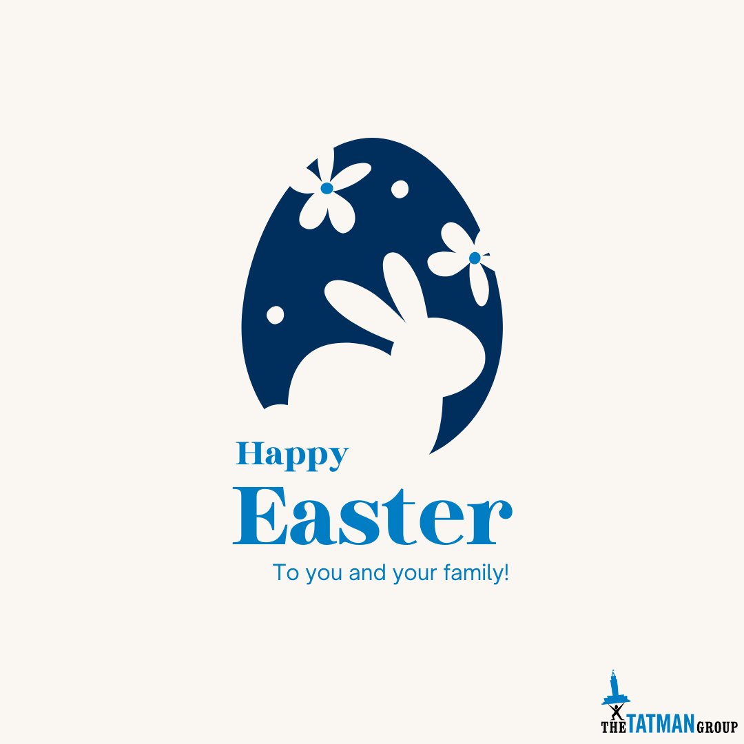 Wishing everyone a great Easter spent with family, friends, and a little well-deserved downtime.
From all of us at The Tatman Group—enjoy the holiday and the moments that matter most.

 #TatmanGroup #Easter #HappyEaster