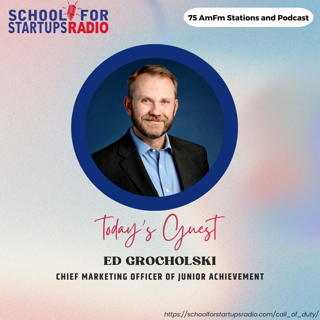 Jim Beach (@entrepreneurjim) on Twitter photo How do we empower the next generation of entrepreneurs? On today’s School for Startups Radio, Ed Grocholski, CMO of <a href="/JA_USA/">Junior Achievement</a> , shares how they're shaping young minds for success in business and beyond.
#StraussNaturals #entrepreneurship #startuppodcast How do we empower the next generation of entrepreneurs? On today’s School for Startups Radio, Ed Grocholski, CMO of <a href="/JA_USA/">Junior Achievement</a> , shares how they're shaping young minds for success in business and beyond.
#StraussNaturals #entrepreneurship #startuppodcast