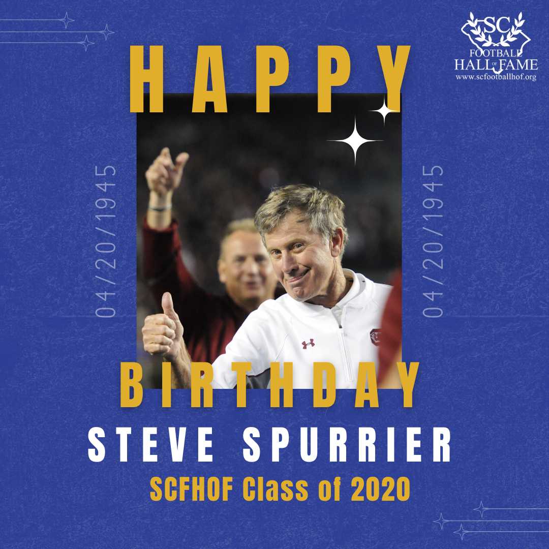 SCFootballHOF's tweet image. Happy birthday to Class of 2020 inductee, Steve Spurrier!

#SCFHOF20