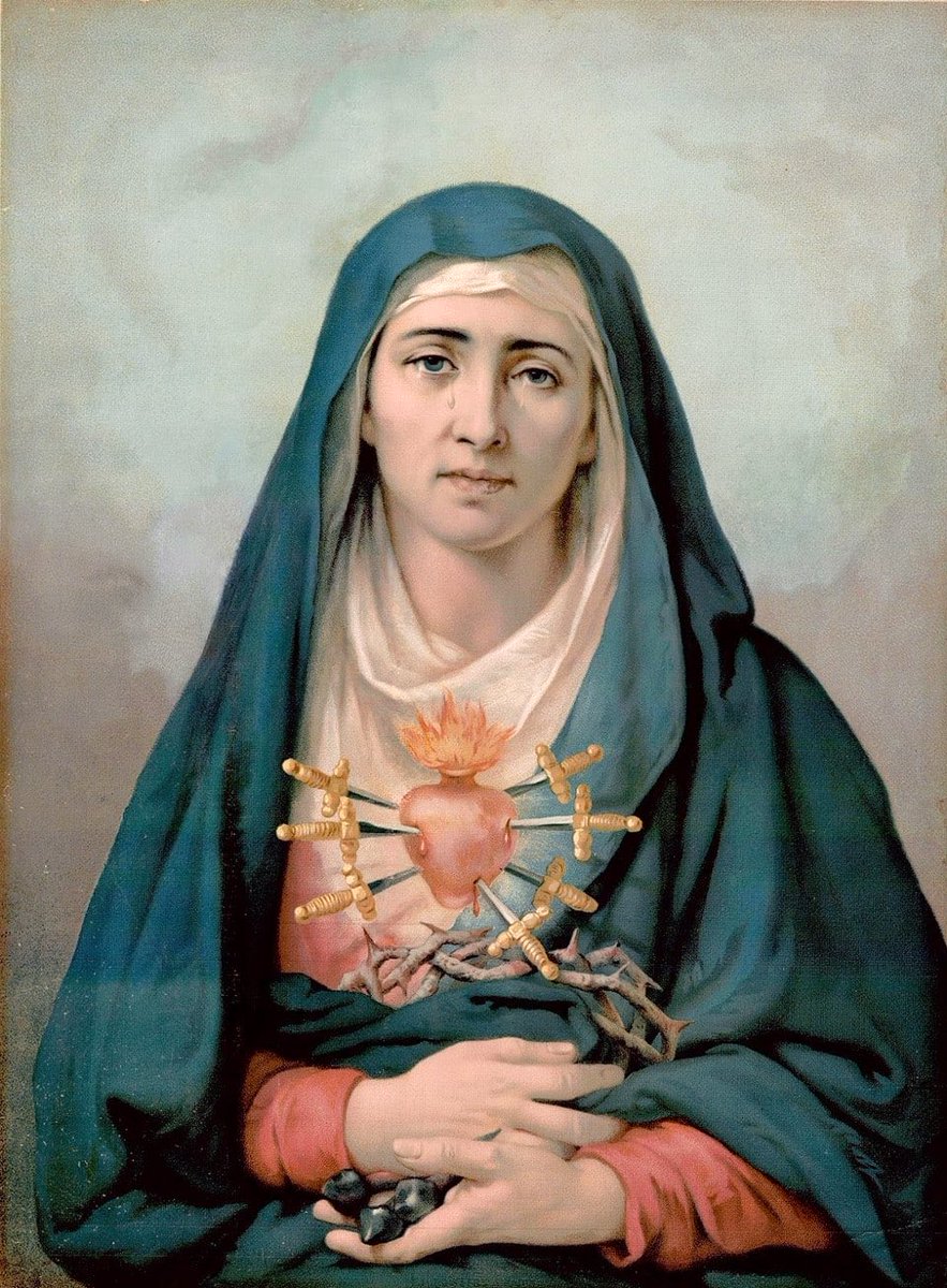 projasharb's tweet photo. Un día como hoy, un 20 de abril de 1906, en el silencio del Colegio San Gabriel, en Quito, el cielo tocó la tierra: 36 jóvenes vieron a La Dolorosa abrir y cerrar sus ojos, como si el dolor de una Madre se hiciera vivo ante sus almas. Durante 15 minutos, el misterio se reveló. Desde entonces, Ecuador guarda en su fe el milagro que encendió la esperanza y el amor por nuestra madre, María santísima.