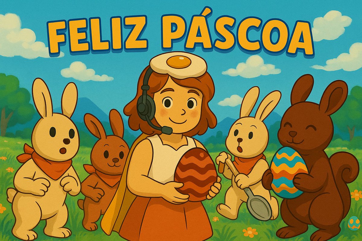 BacconsBR's tweet photo. A magia da Páscoa chegou! Que esta data traga renovação, alegria e momentos de união para todos nós! 💚✨ Que a esperança se renove assim como a nossa paixão pelo universo Baccons rsrs -amém🫣!

#FelizPáscoa #Renovação #Baccons #EmBuscaDoOvoPerdido https://t.co/CnRg1fDrPz