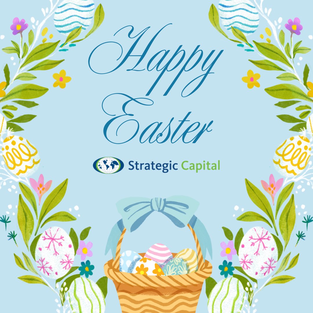 StratCap's tweet image. Warmest Easter greetings from our team at Strategic Capital. May today and the days to come be filled with peace, joy, and the promise of new beginnings.