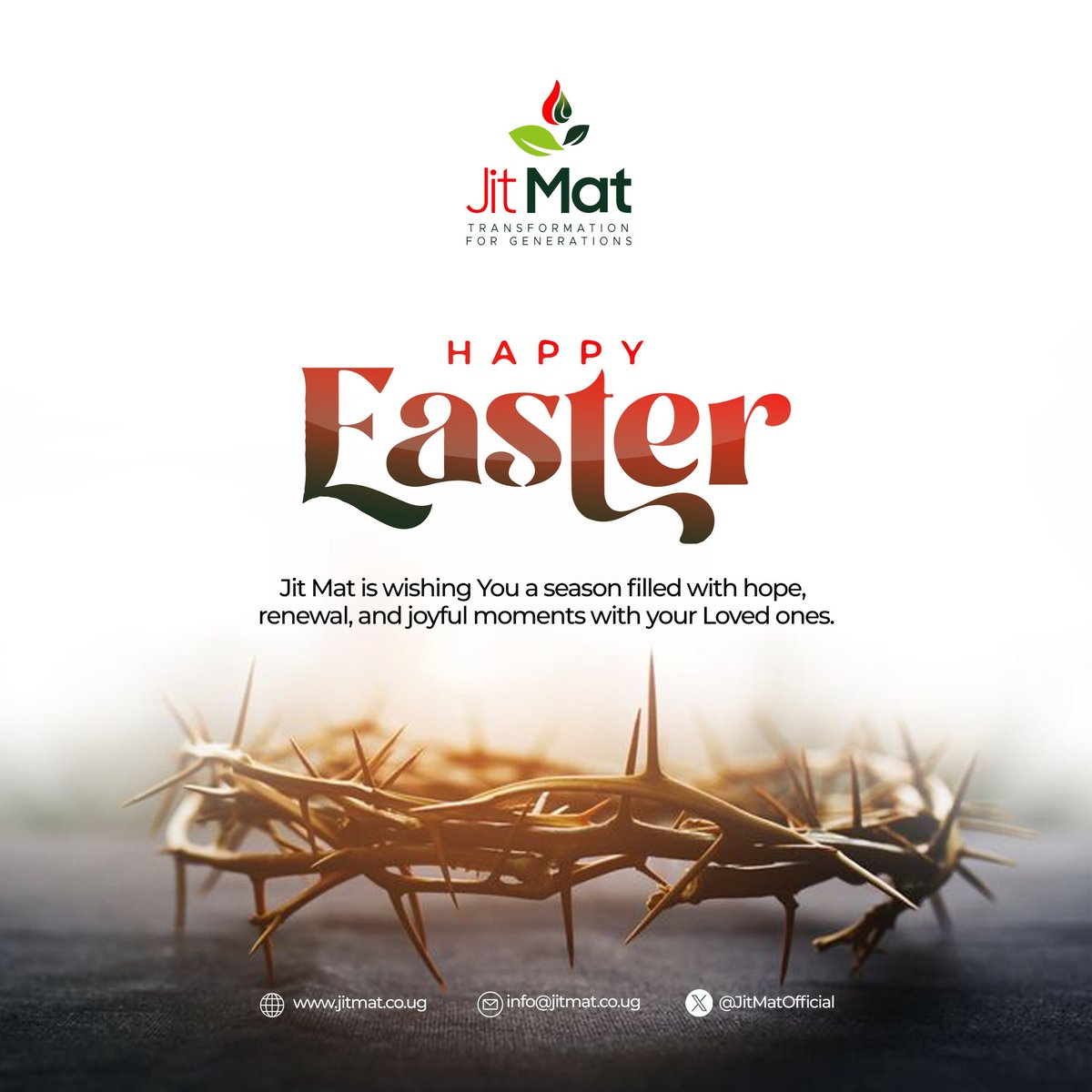 JitMatOfficial's tweet photo. This Easter season, we celebrate hope, renewal, and the promise of new beginnings. From all of us at Jit Mat, we wish you and your loved ones a joyful, peaceful, and meaningful holiday. 

Happy Easter! https://t.co/uaud3zShiF