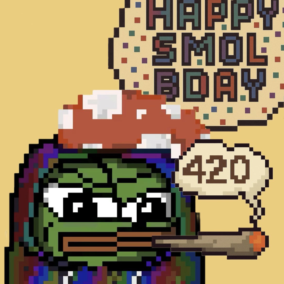 HAPPY 420 BIRTHDAY TO ALL SMOWLS
THANK YOU FOR THE TRIP <a href="/Darkfarms1/">Darkfarms㊙️</a> 
🎉🎉🐸🍄💨🎉🎉