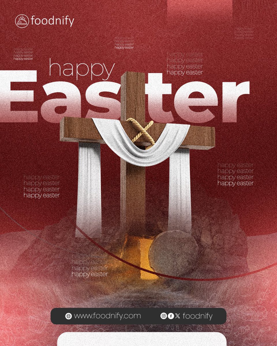 foodnify's tweet image. Happy Easter from Foodnify, May your day be filled with delicious food and wonderful company 🎂🍾 🍕 

#Foodnify #eastersunday #eastermenu