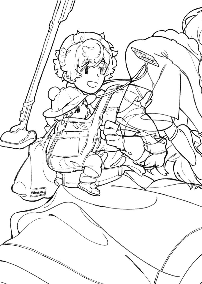 新しい絵もちょっとずつ描いてます 