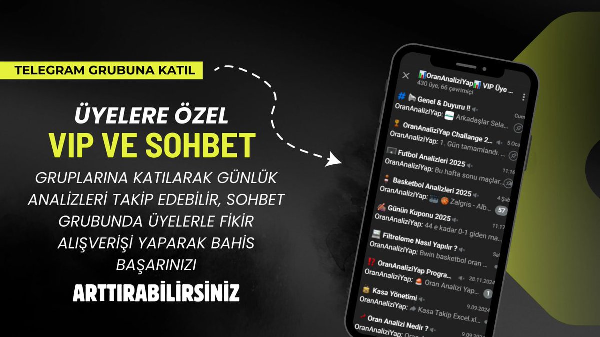 📱 VIP ve Sohbet Grubuna Katılmak için izlemeniz gereken adımlar; (LÜTFEN DİKKATLİ OKUYUN)

➡️ Adım (1)
orananaliziyap.com/dashboard/prof… alanına giriş yapıp "Telegram ID alanına" telegram kullanıcı adınızı başında @ işareti olmadan yazınız.

➡️ Adım (2)
Telegram üzerinden