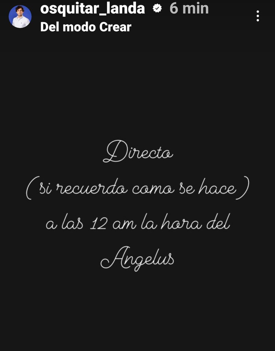 Stop1111Stop's tweet image. Directo de Osquitar a la hora del Ángelus..
Tod@s conectad@s a las 12.00 🩵
#Ruscar20A