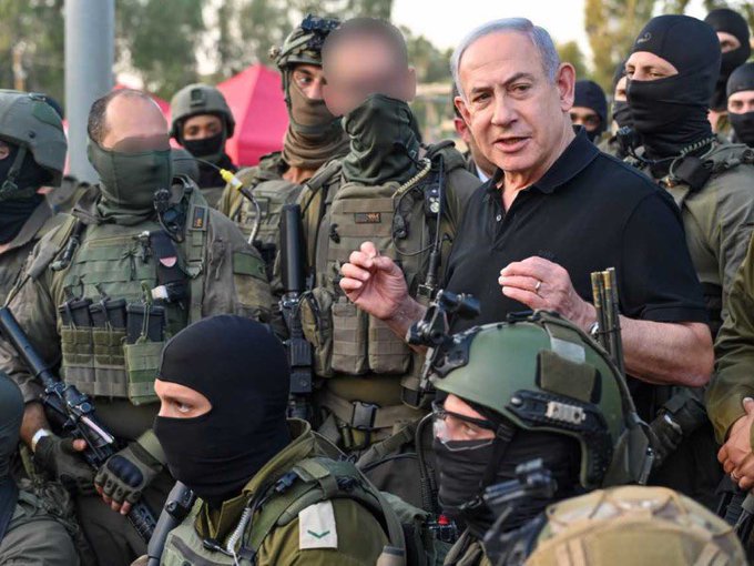 Benjamin Netanyahu with Israel's Special Forces.

History will repeat itself once again when Israel wins another war forced upon it.

God is with Israel.